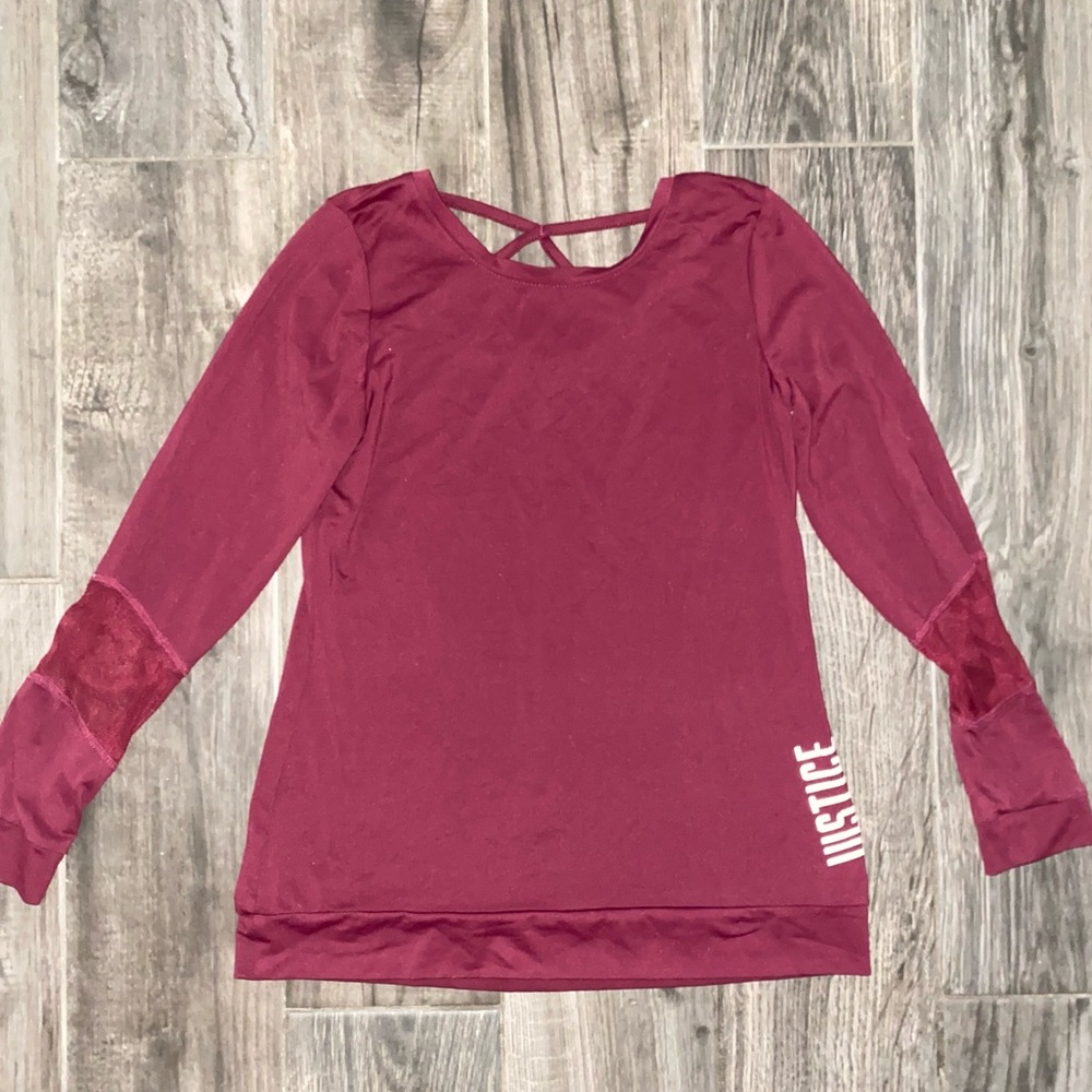 Justice Active Wear Long Sleeve Top